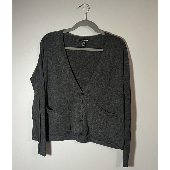 EILEEN FISHER Button‎ Up Cardigan - Women's Size XS - Picture 1 of 7